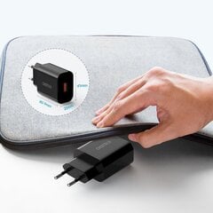 Choetech USB matkaseinälaturi 18W Power Delivery musta (Q5003-EU) hinta ja tiedot | Choetech Puhelimet, älylaitteet ja kamerat | hobbyhall.fi