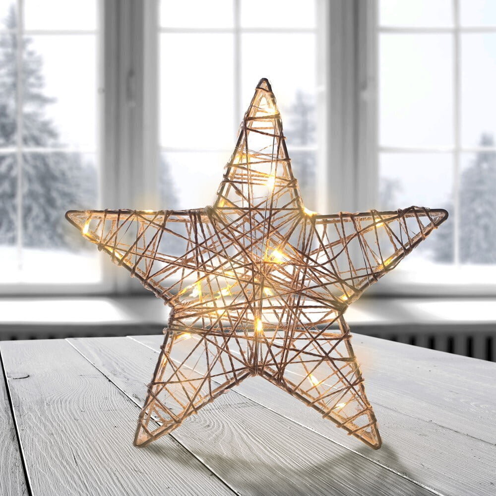 Joulutähti LEDillä, 23 cm hinta ja tiedot | Joulukoristeet | hobbyhall.fi