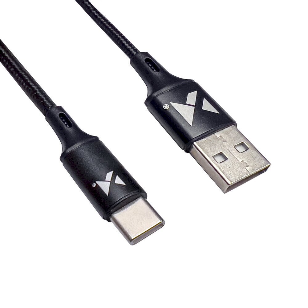 Wozinsky cable USB - USB Type C 2,4A 1m musta (WUC-C1B) hinta ja tiedot | Puhelinkaapelit | hobbyhall.fi