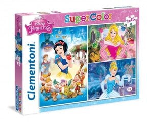 CLEMENTONI palapeli 3x48 osainen. Disneyn prinssit hinta ja tiedot | Palapelit | hobbyhall.fi