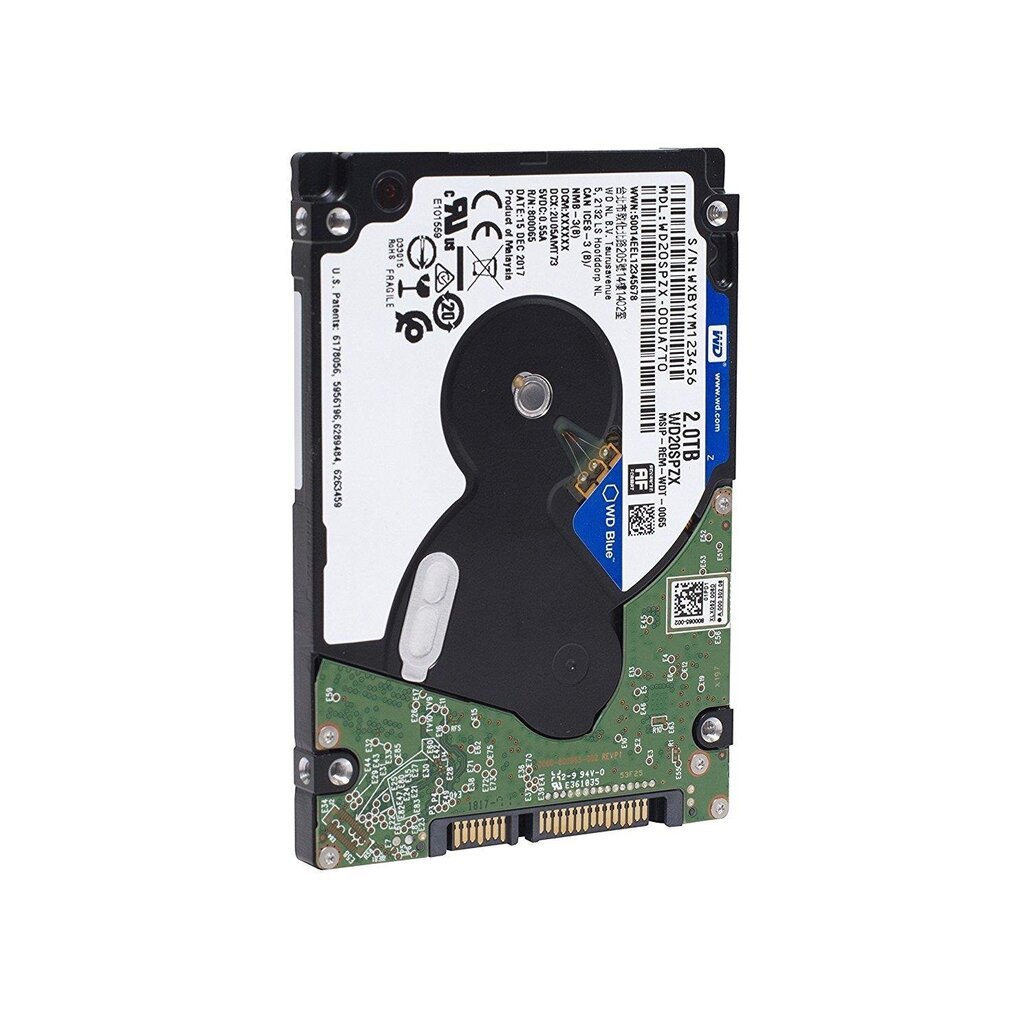 Western Digital WD20SPZX HDD 2TB SATA 6GB 5400RPM 128MB 2.5" hinta ja tiedot | Kovalevyt | hobbyhall.fi