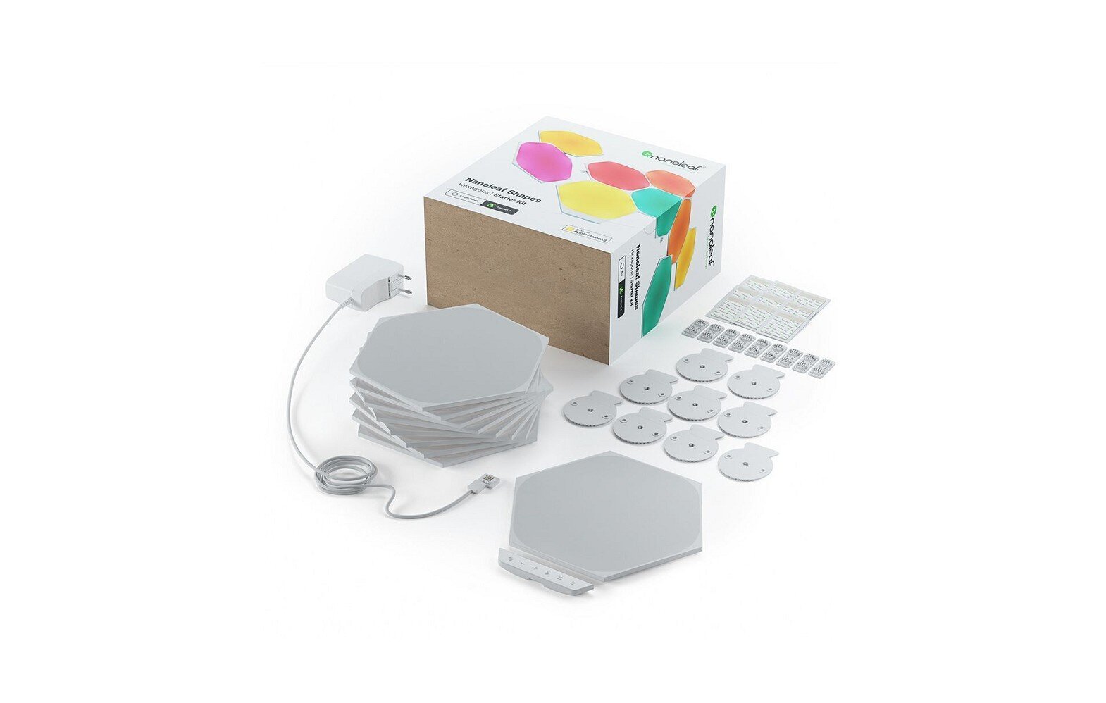 Nanoleaf Shapes Hexagons Starter Kit Min hinta ja tiedot | Seinävalaisimet | hobbyhall.fi