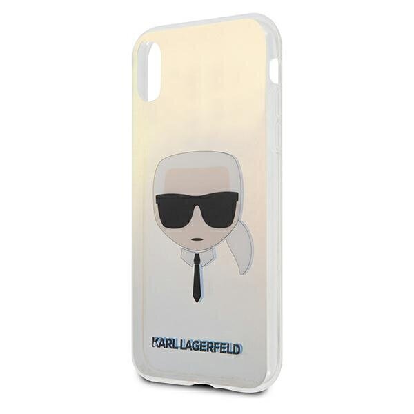 KLHCI8LPCKHML Karl Lagerfeld PC/TPU Head Case Suojakuori iPhone 7/8 Plus, läpinäkyvä hinta ja tiedot | Puhelimen kuoret ja kotelot | hobbyhall.fi