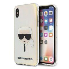 KLHCI8LPCKHML Karl Lagerfeld PC/TPU Head Case Suojakuori iPhone 7/8 Plus, läpinäkyvä hinta ja tiedot | Puhelimen kuoret ja kotelot | hobbyhall.fi