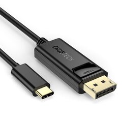 Choetech yksisuuntainen C-tyypin USB-näytön videokaapeli - Näyttöportti 4K 1,8 m musta (XCP-1801BK) hinta ja tiedot | Puhelinkaapelit | hobbyhall.fi