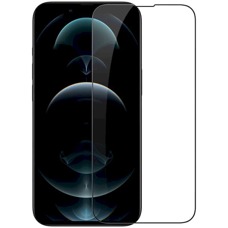 Näytönsuoja Nillkin CP + PRO Ultra Thin Full Coverage Tempered Glass, jossa on kehys 0,2 mm 9H, sopii iPhone 13 Pro:lle / iPhone 13:lle hinta ja tiedot | Näytönsuojakalvot ja -lasit | hobbyhall.fi