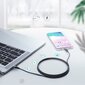 Choetech USB Type C - USB Type C latausdatakaapeli Virtajohto 60W 5A 2m musta (XCC-1003) hinta ja tiedot | Puhelinkaapelit | hobbyhall.fi