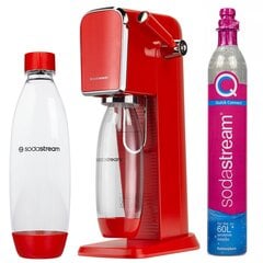 SodaStream Art Red Yksi pullo hinta ja tiedot | Hiilihapotuslaitteet | hobbyhall.fi