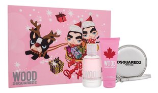 Dsquared2 Wood -lahjapakkaus naiselle: EDT-tuoksu, 100 ml + suihkugeeli, 100 ml + lompakko hinta ja tiedot | Naisten hajuvedet | hobbyhall.fi