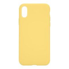 Puhelinkuori Tactical Velvet Smoothie Apple iPhone X / XS, banaani, keltainen. hinta ja tiedot | Puhelimen kuoret ja kotelot | hobbyhall.fi