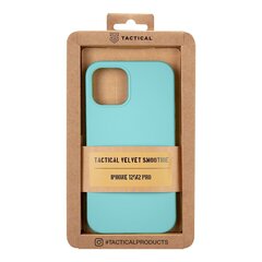 Puhelinkuori Tactical Velvet Smoothie Apple iPhone 12/12 Pro, Malediivit, vaaleansininen. hinta ja tiedot | Puhelimen kuoret ja kotelot | hobbyhall.fi