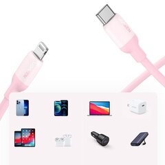 Ugreen MFI USB Type C - Lightning latausdatakaapeli 1m pinkki (60625 US387). hinta ja tiedot | Puhelinkaapelit | hobbyhall.fi