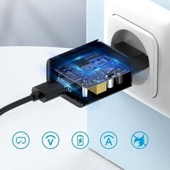 Choetech Quick Charge 3.0 Quick Charge 3.0 18W 3A USB-seinälaturi, musta (Q5003) hinta ja tiedot | Choetech Puhelimet, älylaitteet ja kamerat | hobbyhall.fi