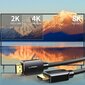 Choetech HDMI 2.1 -kaapeli 8K 60Hz 48Gbps / 4K 144Hz / 2K 165Hz 3D Dynamic HDR 2m musta (XHH03) hinta ja tiedot | Puhelinkaapelit | hobbyhall.fi