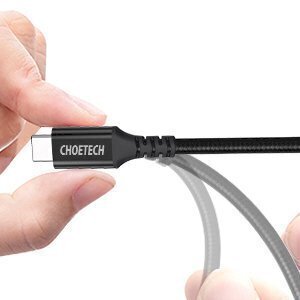 Choetech:n pikalatauskaapeli USB Type C - USB Type C 3.1 Gen 2 100W Virransyöttö 2m musta (XCC-1007) hinta ja tiedot | Puhelinkaapelit | hobbyhall.fi