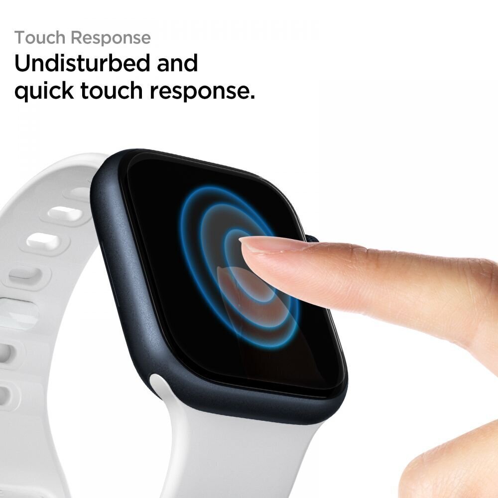 Näytönsuoja Spigen Neo Flex HD Apple Watch Series 7 45 mm 3 kpl hinta ja tiedot | Älykellojen ja aktiivisuusrannekkeiden lisätarvikkeet | hobbyhall.fi