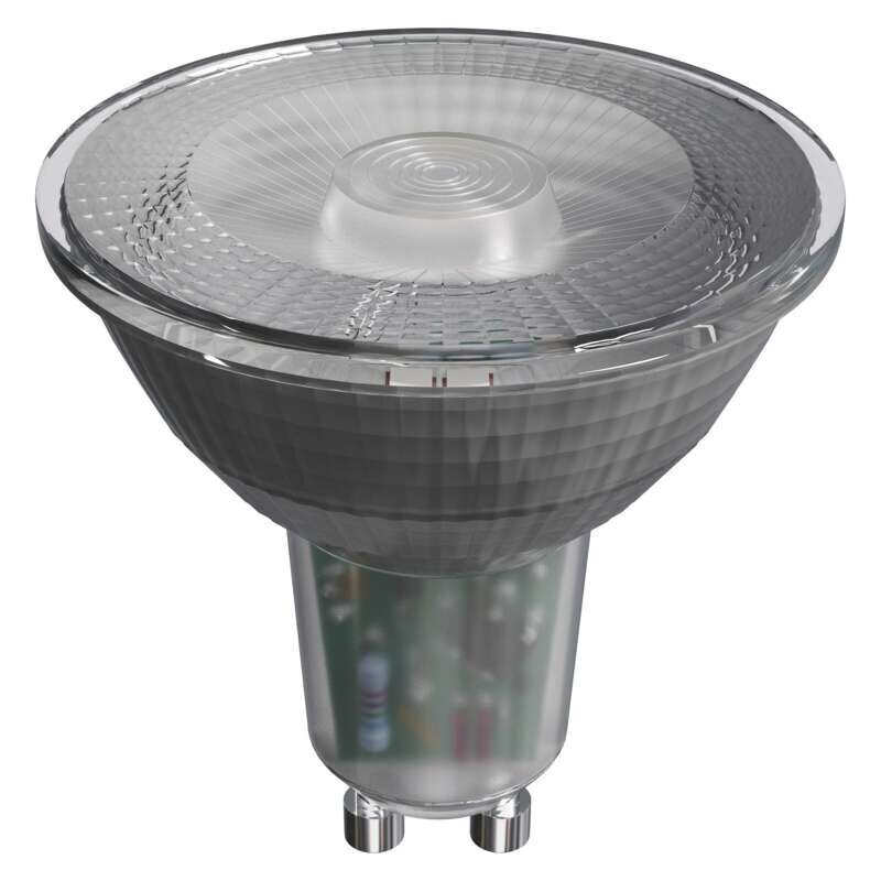 LED-lamppu emos valaistus gu10, 220-240v, 4.2w, 333lm, 4000k, neutraali valkoinen, 30000h, classic mr16 52x50x50mm hinta ja tiedot | Lamput | hobbyhall.fi