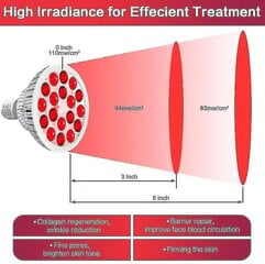 Punainen valoterapia valokannalla, 660nm 850nm 18 lediä lähellä infrapunavalolaitteita hinta ja tiedot | Imetystuotteet | hobbyhall.fi