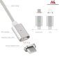 Magneettinen USB Type-C -kaapeli hopea Maclean Energy MCE178 hinta ja tiedot | Kaapelit ja adapterit | hobbyhall.fi