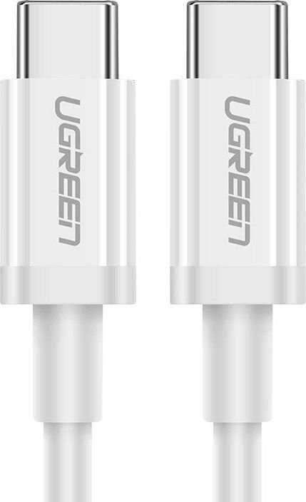 UGREEN USB-C–USB-C + USB-A-kaapeli QC 3.0 PD 3A 1m (valkoinen) hinta ja tiedot | Puhelinkaapelit | hobbyhall.fi