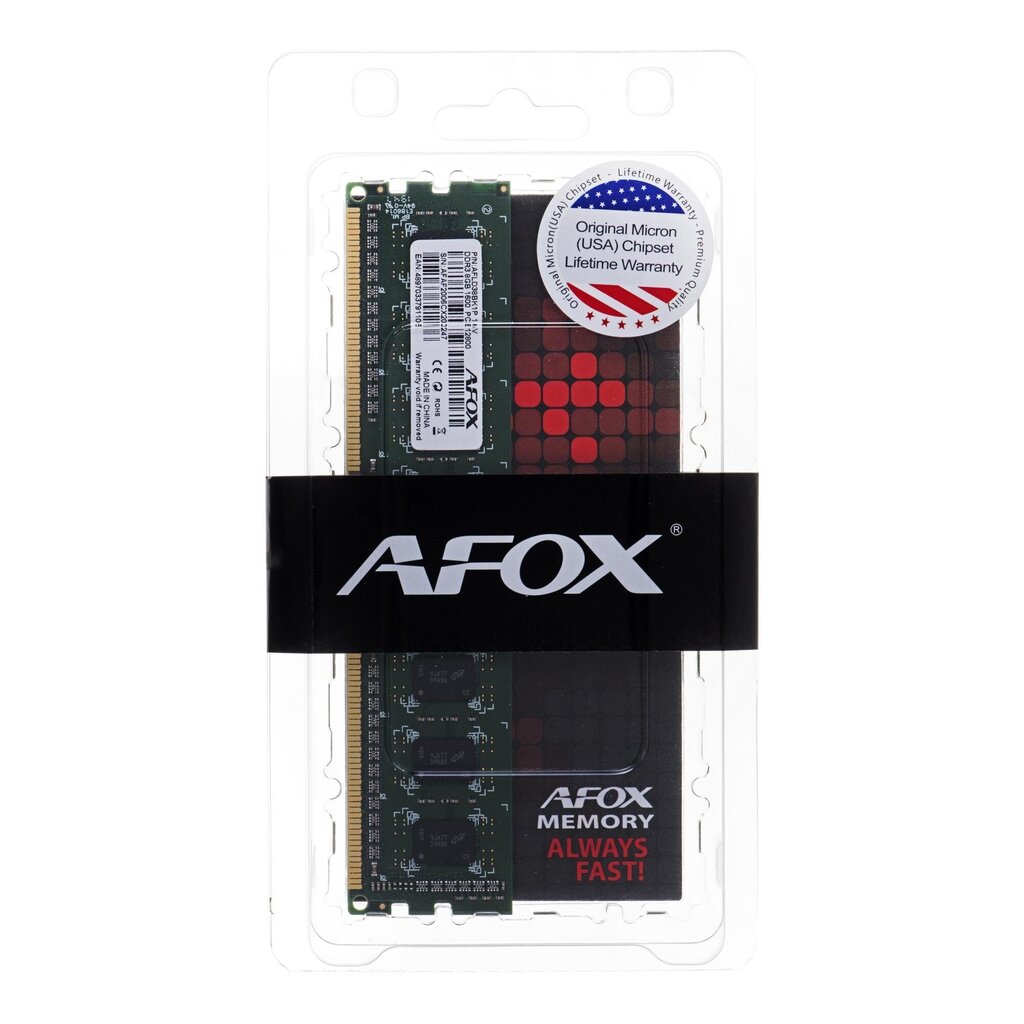 Afox AFLD38BK1L hinta ja tiedot | Muisti (RAM) | hobbyhall.fi