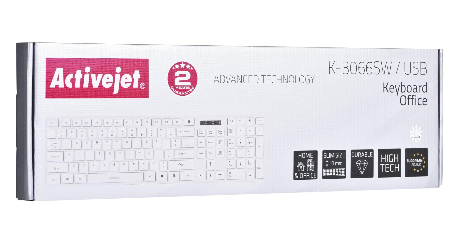 Activejet K-3066SW hinta ja tiedot | Näppäimistöt | hobbyhall.fi