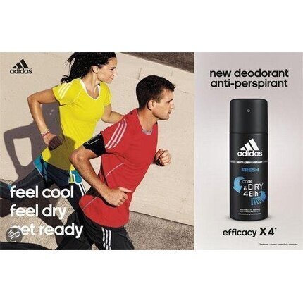 Deodorantti Adidas Fresh Cool &amp; Dry 48h miehille 150 ml hinta ja tiedot | Deodorantit | hobbyhall.fi