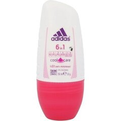 Deodorantti Adidas 6 in 1 naisille 50 ml hinta ja tiedot | Deodorantit | hobbyhall.fi