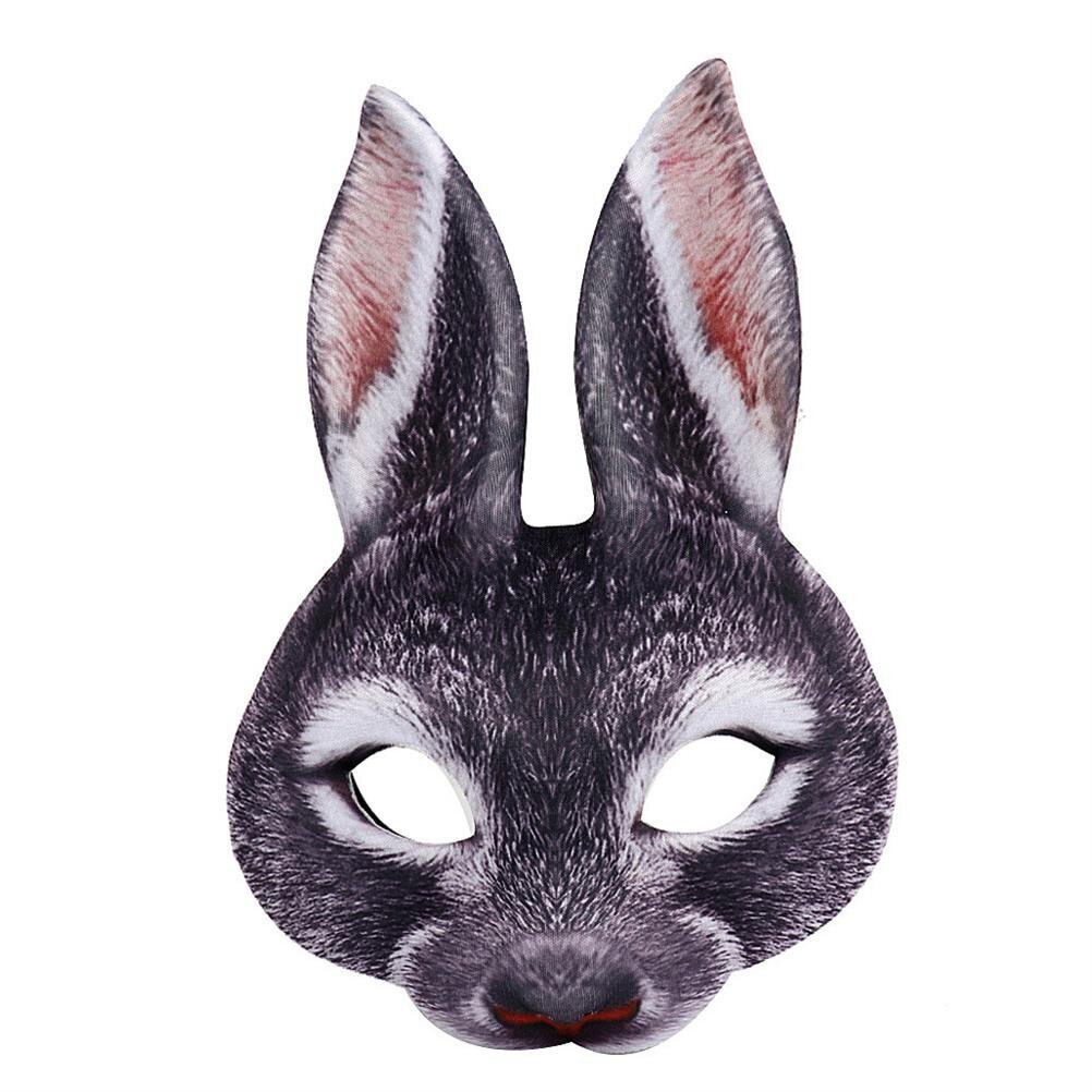 Halloween Easter Animal Face Face Face Kanin kasvosuoja naamiaispukujuhliin Cosplay-rekvisiitta hinta ja tiedot | Naamiaisasut | hobbyhall.fi