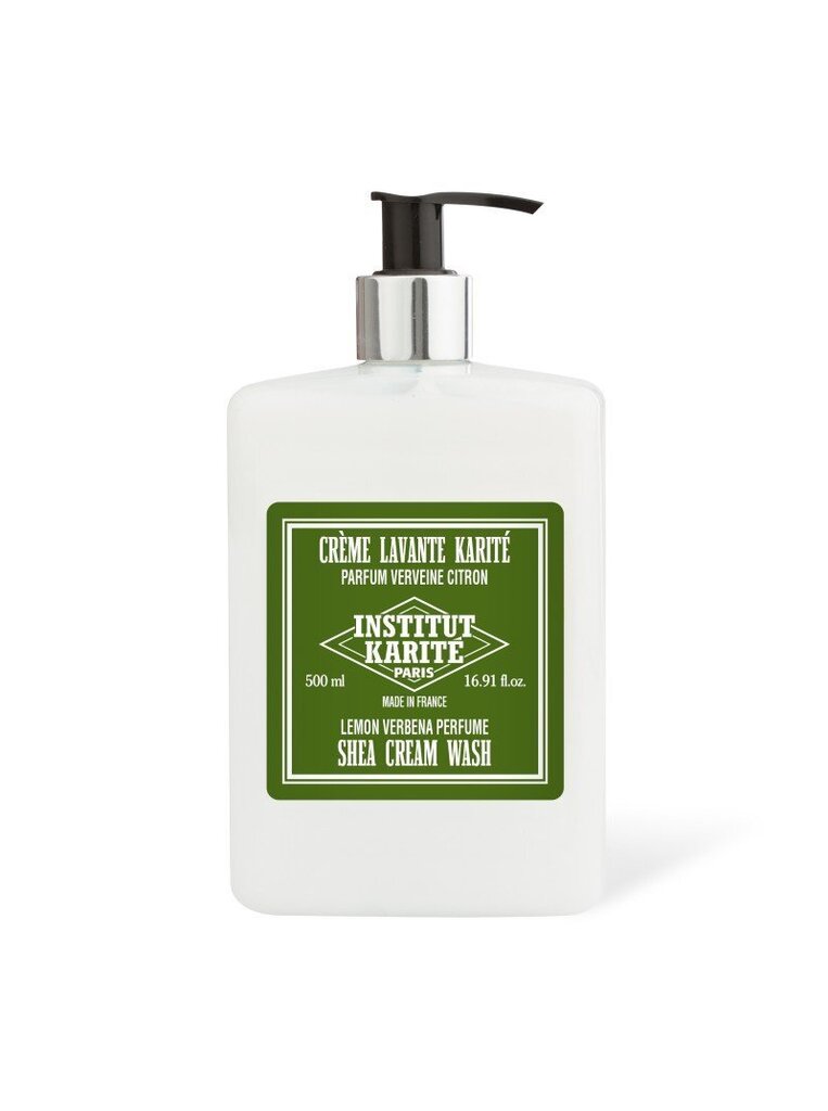 Institut Karite Shea Cream Wash Lemon Verbena suihkuvoide 500 ml hinta ja tiedot | Suihkusaippuat ja suihkugeelit | hobbyhall.fi