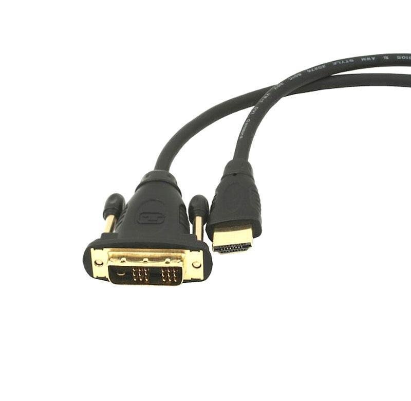 DVI-D - HDMI-kaapeli, 5 m. hinta ja tiedot | Kaapelit ja adapterit | hobbyhall.fi