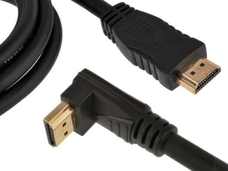 Kaapeli DO MONITORA HDMI (19PIN) v1.4 M / M 3M ANGLE hinta ja tiedot | Kaapelit ja adapterit | hobbyhall.fi