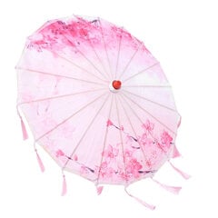 Silkkitupsuinen sateenvarjo Art Craft koristeellinen valokuva tanssiesitys Prop Cosplay UmbrellaPink hinta ja tiedot | Naisten sateenvarjot | hobbyhall.fi