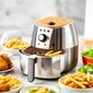 Silikoninen uudelleenkäytettävä vuoka friteerauskeittimeen, 17,5 cm, ruskea hinta ja tiedot | Keittiövälineet | hobbyhall.fi