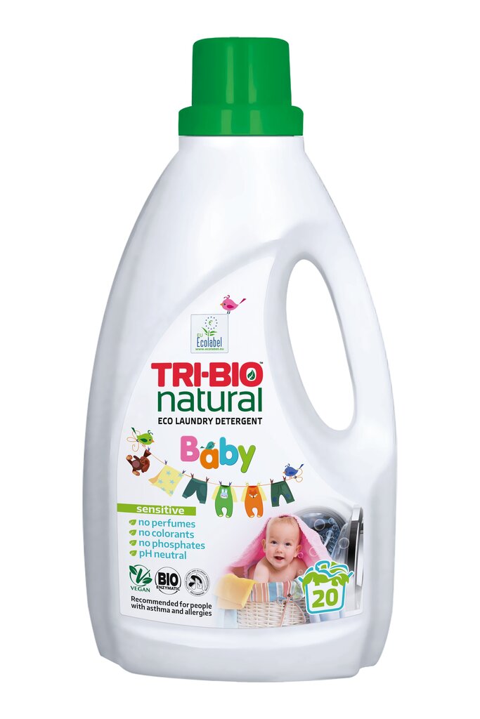 Pesuneste TRI-BIO BABY, 0,94 l hinta ja tiedot | Pyykinpesuaineet | hobbyhall.fi