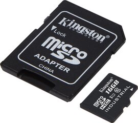 MEMORY MICRO SDHC 16GB UHS-I/W/ADAPTER SDCIT/16GB KINGSTON hinta ja tiedot | Puhelimen muistikortit | hobbyhall.fi