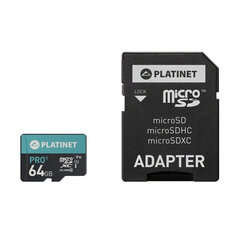 Platinet microSDHC 64GB. hinta ja tiedot | Platinet Matkapuhelimet ja tarvikkeet | hobbyhall.fi