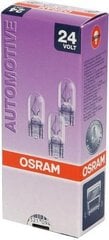 Lamppu Osram W3W 24V 3W (10 kpl). hinta ja tiedot | Polttimot | hobbyhall.fi