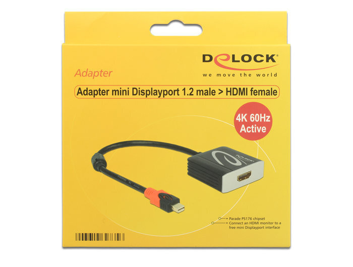 Adapter Delock Displayport 1.2. hinta ja tiedot | Adapterit | hobbyhall.fi