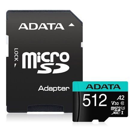 ADATA Premier Pro UHS-I U3 512 GB, micro hinta ja tiedot | Puhelimen muistikortit | hobbyhall.fi