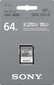 Sony 64GB SF-E Series SDXC UHS-II Memory hinta ja tiedot | Puhelimen muistikortit | hobbyhall.fi