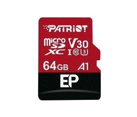 Patriot muisti PEF64GEP31MCX hinta ja tiedot | Kameran muistikortit | hobbyhall.fi