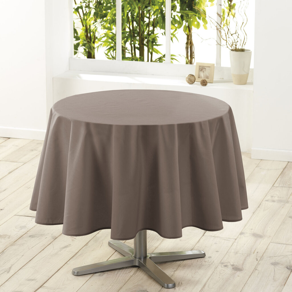 Pöytäliina Essentiel Taupe 180x180 cm hinta ja tiedot | Pöytäliinat, tabletit ja lautasliinat | hobbyhall.fi