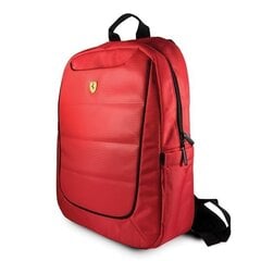 Ferrari FEBP15RE Scuderia reppu, punainen, 15 tuumaa hinta ja tiedot | Tietokonelaukut | hobbyhall.fi
