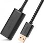 UGREEN USB-kaapeli signaalivahvistimella, US121, USB 2.0, 20 m hinta ja tiedot | Puhelinkaapelit | hobbyhall.fi
