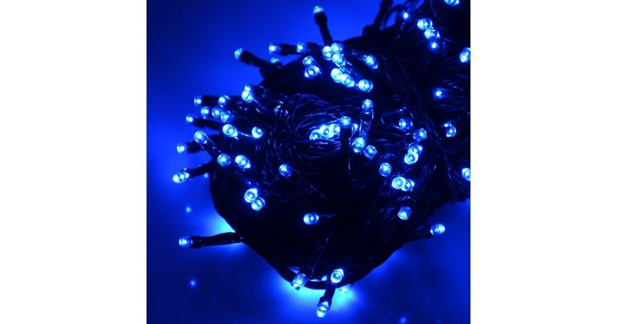 LED-valosarja 100 polttimoa 8m SPC Sininen väri hinta ja tiedot | Jouluvalot | hobbyhall.fi