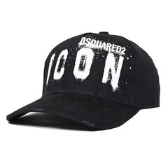 Ikoni Dsquared Baseball-lippis ulkokäyttöön Dsq Snapback -hattu hinta ja tiedot | Naisten päähineet | hobbyhall.fi