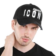 Ikoni Dsquared Baseball-lippis ulkokäyttöön Dsq Snapback -hattu hinta ja tiedot | Naisten päähineet | hobbyhall.fi