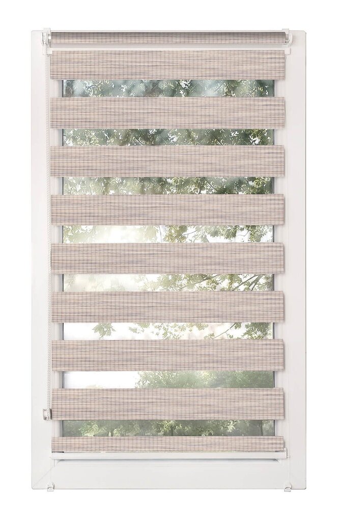 Pimentävä rullaverho MINI Day-Night DN-60 BEIGE, 68x150 cm hinta ja tiedot | Rullaverhot | hobbyhall.fi