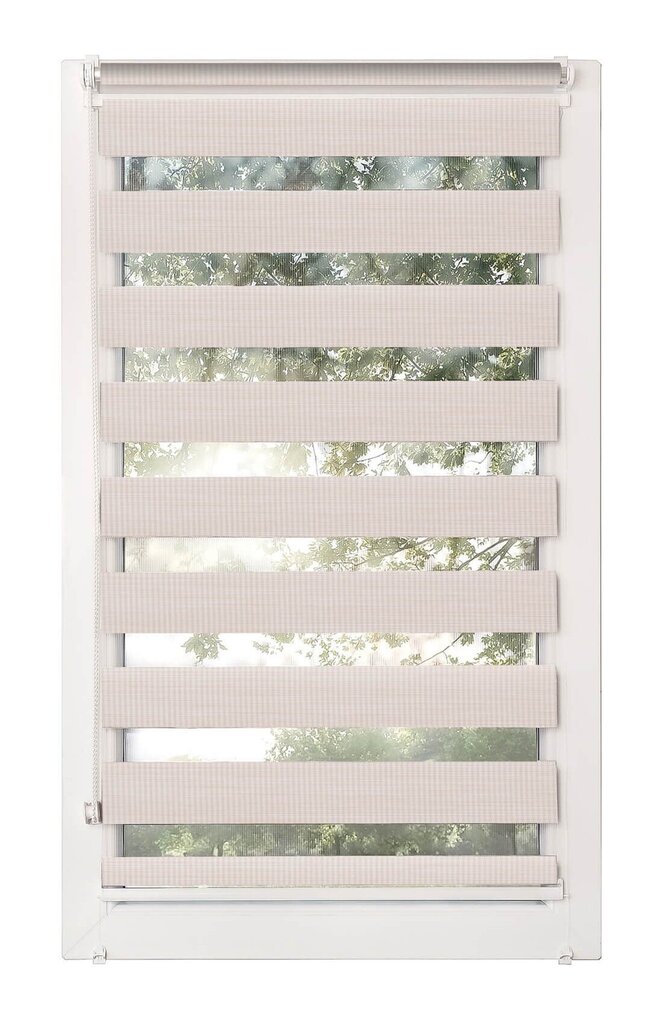 Rullaverho MINI Day-Night DN 75 BEIGE, 95x150 cm hinta ja tiedot | Rullaverhot | hobbyhall.fi